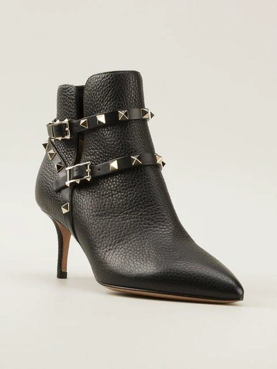 Shop Valentino 'rockstud' Ankle Boots