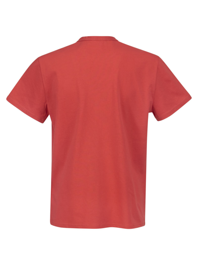 Shop Fay Men's Red Other Materials T-shirt