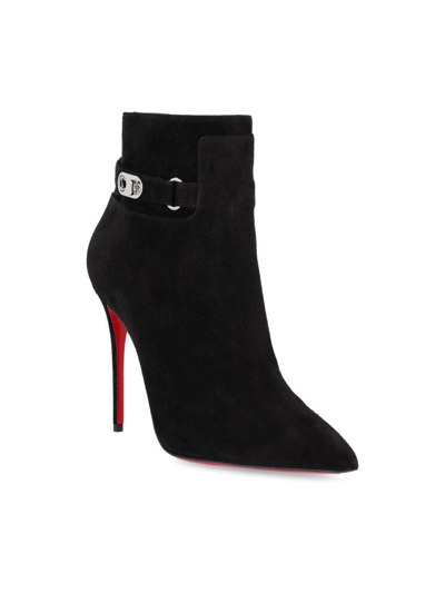 Shop Christian Louboutin Women's Black Other Materials Ankle Boots
