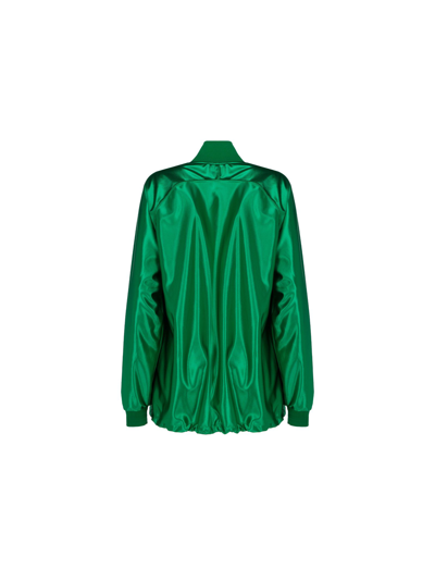 Shop Khrisjoy Women's Green Other Materials Outerwear Jacket