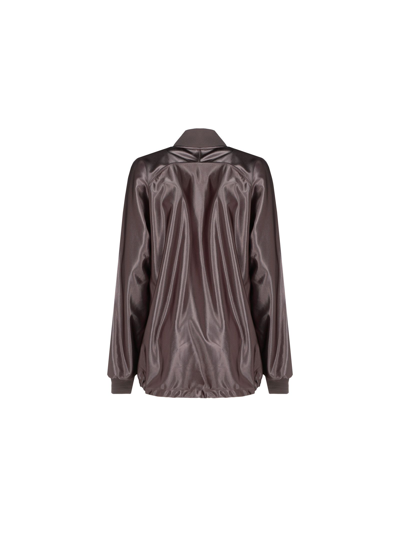 Shop Khrisjoy Women's Brown Other Materials Outerwear Jacket