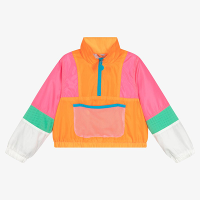 Shop Stella Mccartney Kids Girls Pink Lightweight Jacket