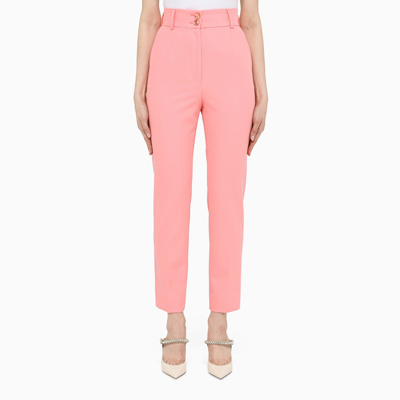 Shop Dolce & Gabbana Pink High-waist Trousers