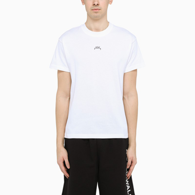 Shop A-cold-wall* White T-shirt With Panels Print