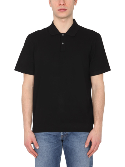 Shop Theory Goris Polo Shirt In Black