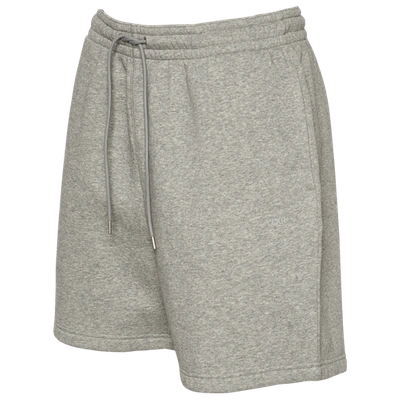 Shop Lckr Mens  Fleece Shorts In Heather Grey/heather Grey