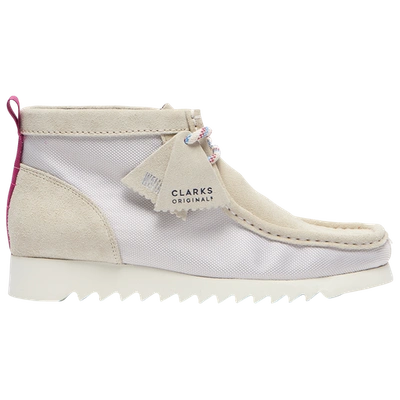 Shop Clarks Mens  Wallabee Ftre In Off White/off White