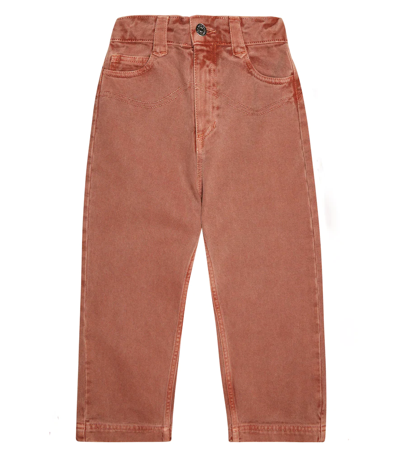 The New Society Straight-leg Washed Jeans In 11 Sunburn