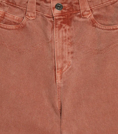 The New Society Straight-leg Washed Jeans In 11 Sunburn
