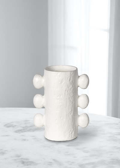 Shop Regina Andrew Sanya Metal Small Vase, White