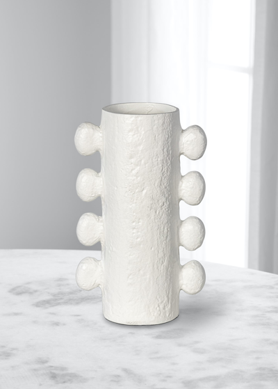 Shop Regina Andrew Sanya Metal Large Vase, White