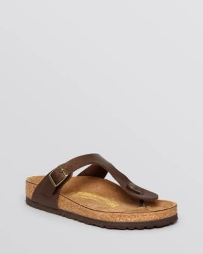 Birkenstock Gizeh Birko-flor Flip Flop In Toffee