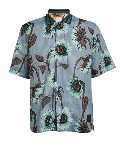 Shop Paul Smith Sunflower Shirt In Blue