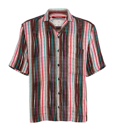 Shop Song For The Mute Striped Shirt In Multi