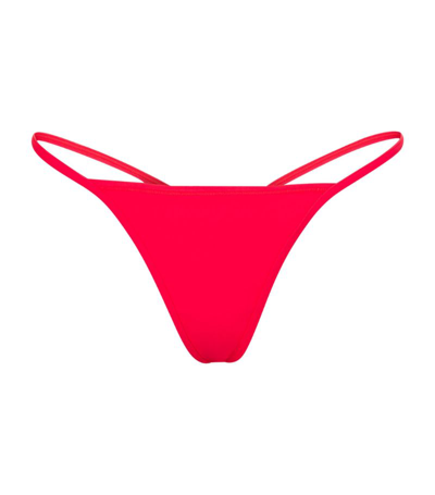 Shop Skims Fits Everybody T-string Thong In Pink
