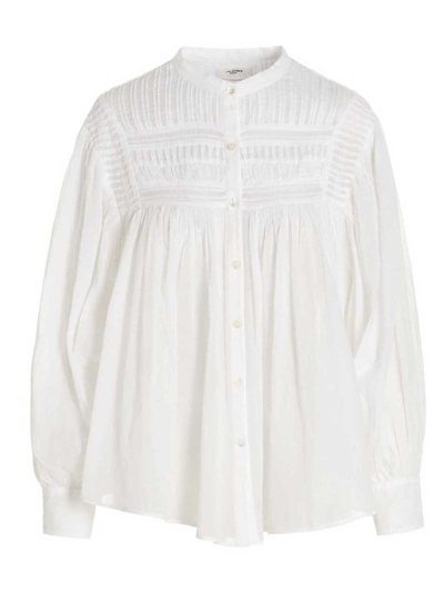 Shop Isabel Marant Étoile Plalia Shirt In White