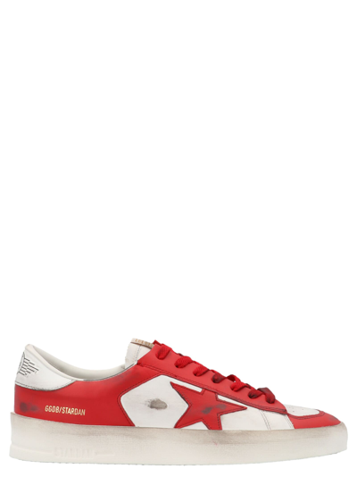 Shop Golden Goose Stardan Shoes In Red