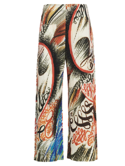 Shop Issey Miyake Stormy Pants In Multicolor