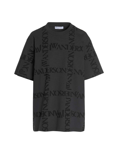 Shop Jw Anderson T-shirt In Grey