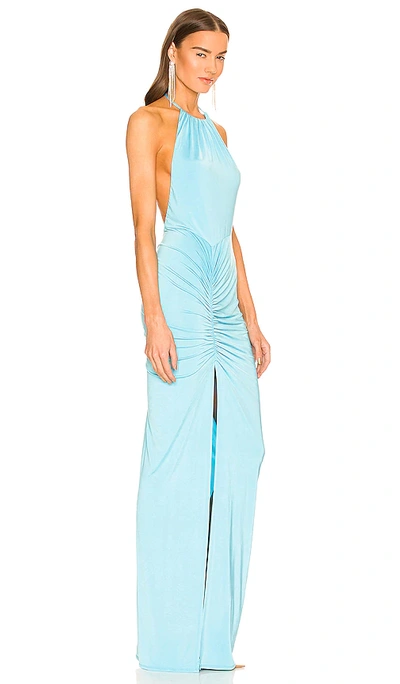 Shop Michael Costello X Revolve Addison Maxi Dress In Turquoise