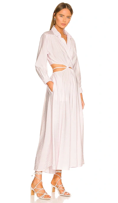 Yfb Clothing Derby Dress In Lavender