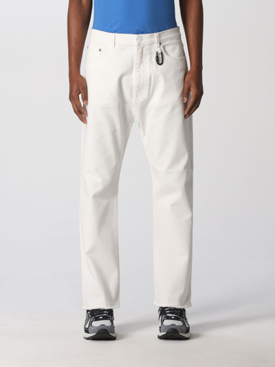 Shop N°21 N ° 21 Jeans In Denim With Logo In White