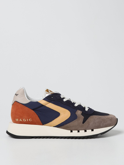 Shop Valsport Magic Run  Sneakers In Suede And Mesh In Brown