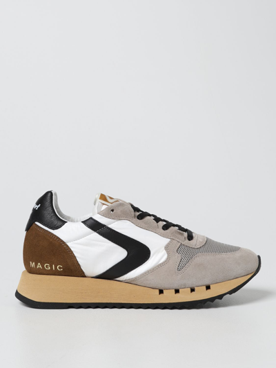 Shop Valsport Magic Run  Sneakers In Suede And Nylon In Brown