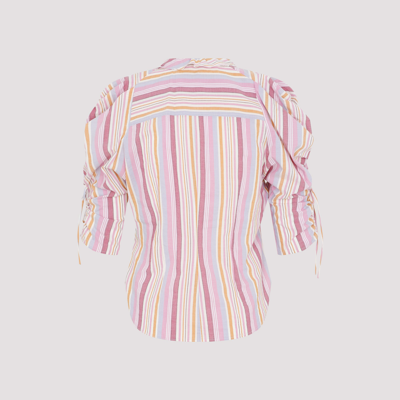 Shop Isabel Marant Therese Shirt In Pink &amp; Purple