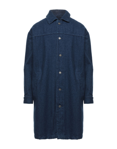 Shop American Vintage Man Denim Outerwear Blue Size S/m Cotton