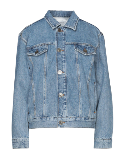 Sandro Denim Outerwear In Blue