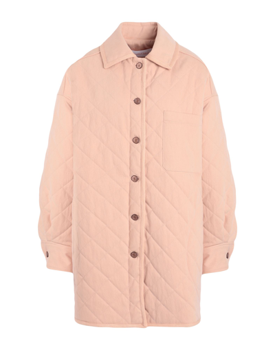 Shop See By Chloé Woman Shirt Blush Size 8 Cotton, Polyamide, Elastane In Pink