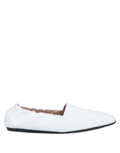 Shop Marni Woman Loafers White Size 7 Soft Leather