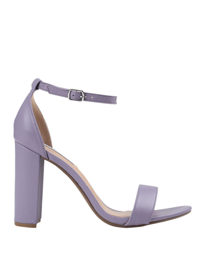 Shop Steve Madden Carrson Woman Sandals Light Purple Size 10 Soft Leather