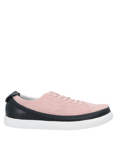 Shop Acbc Man Sneakers Pink Size 8 Soft Leather