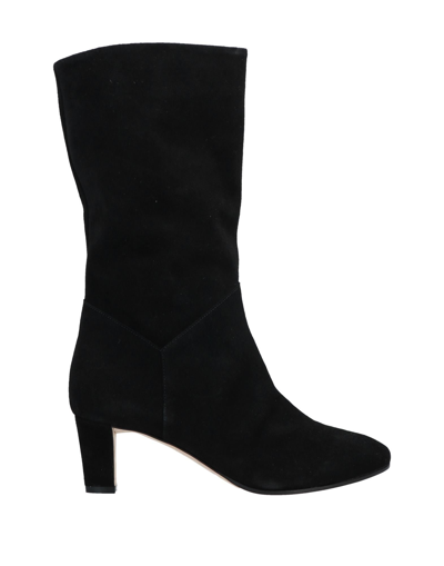 Shop Alberta Ferretti Knee Boots In Black