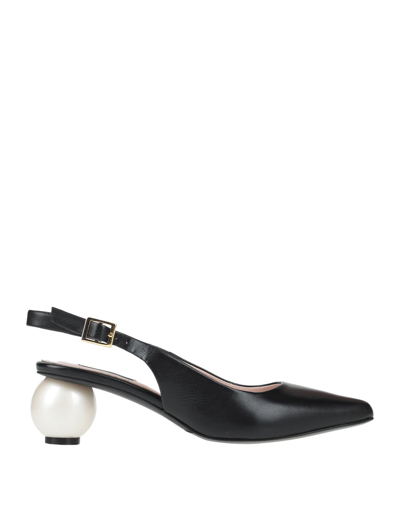 Shop Mother Of Pearl Pumps In Black