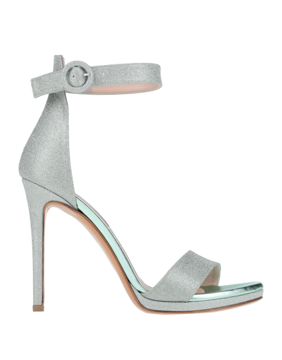 Shop Albano Sandals In Light Green