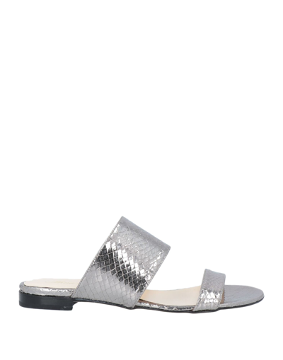 Shop Anna F Sandals In Silver