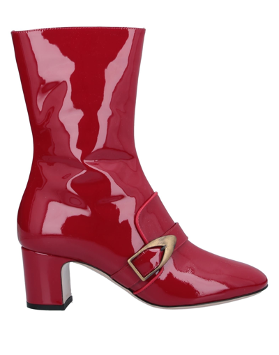 Pollini Ankle Boots In Red