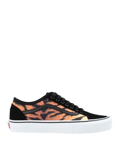 Shop Vans Ua Old Skool Tapered Woman Sneakers Black Size 7 Textile Fibers, Soft Leather