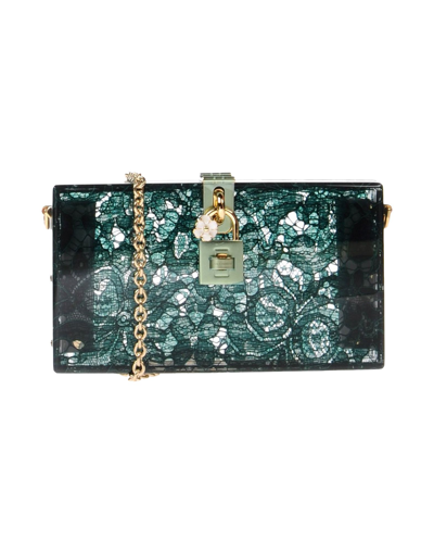 Shop Dolce & Gabbana Handbags In Dark Green