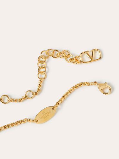 Shop Valentino Vlogo Signature Bracelet In Gold