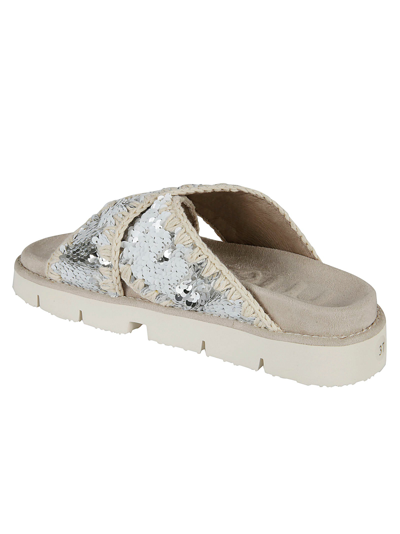 Shop Mou Sandals White