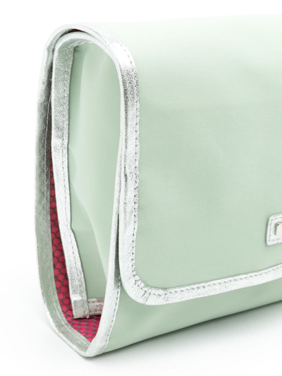 Sarah Chofakian Trip Make Up Bag In Grün