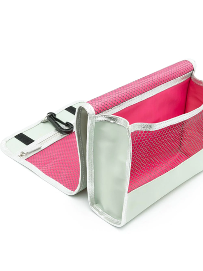 Sarah Chofakian Trip Make Up Bag In Grün