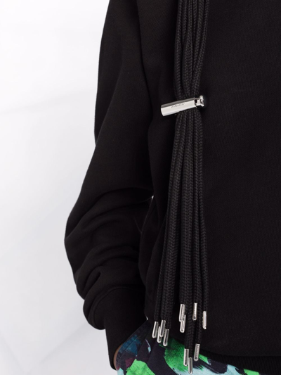 Ambush Black Cotton Multicord Sweatshirt In Black