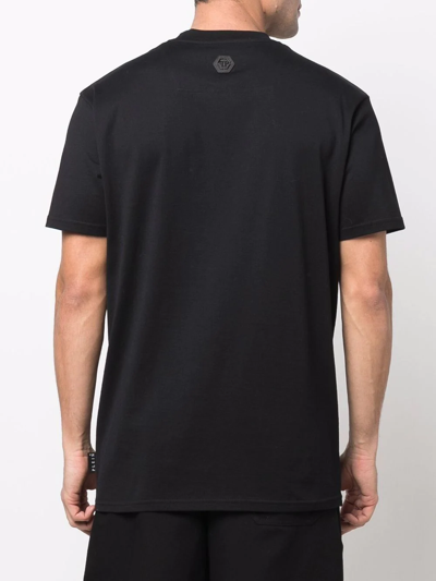 Philipp Plein Baroque Skull-print T-shirt In Schwarz