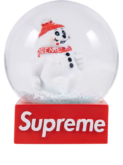 Shop Supreme Snowman Snow Globe In White