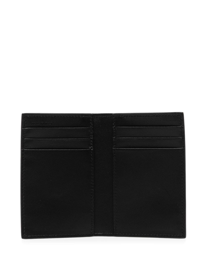 Smythson Logo-print Leather Cardholder In Schwarz